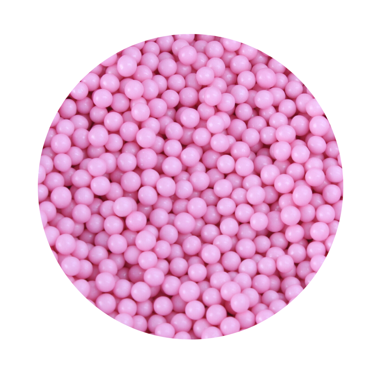 Bulk 5mm Sugar Ball Pink Pearlescent 1kg