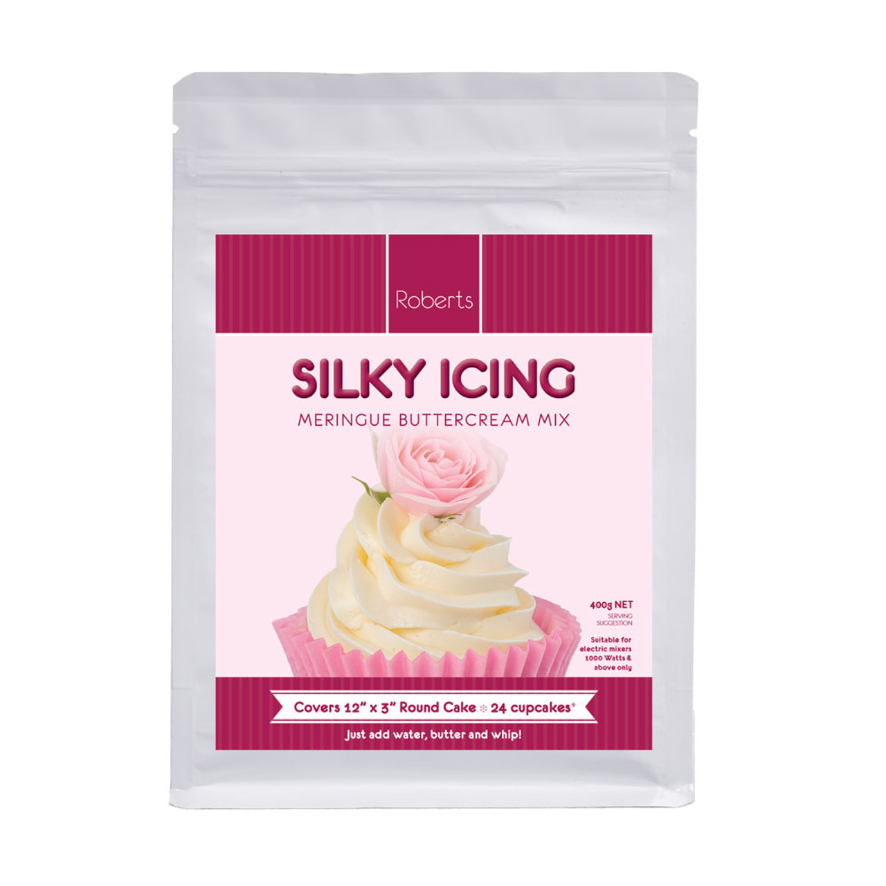 15kg Bulk  Silky Icing Meringue Buttercream Mix