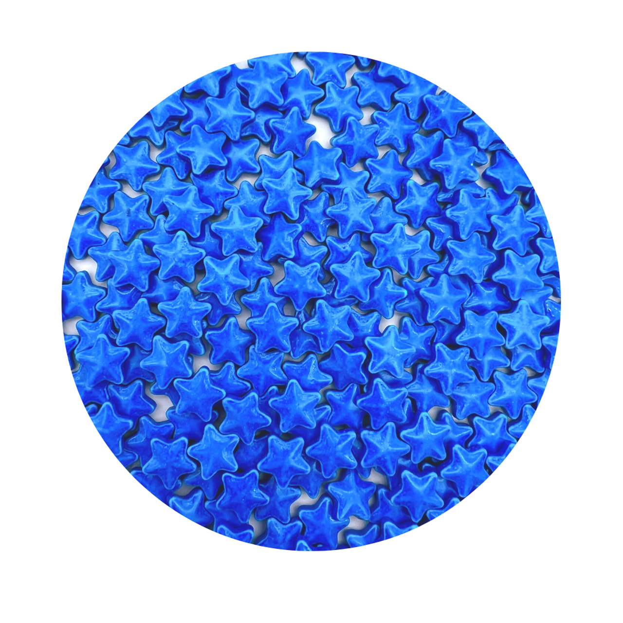Blue Stars Candy Shapes