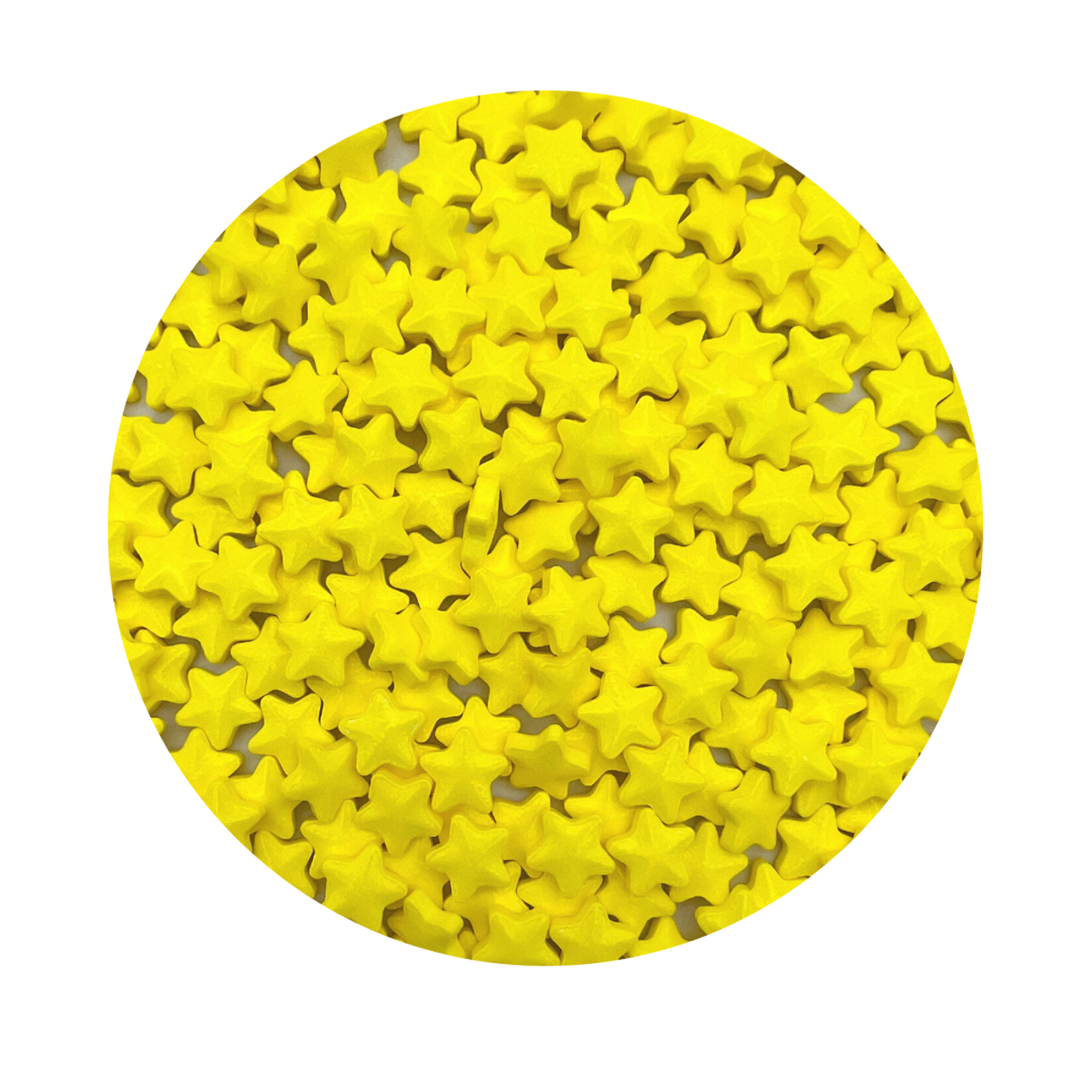 Yellow Stars Candy Shapes