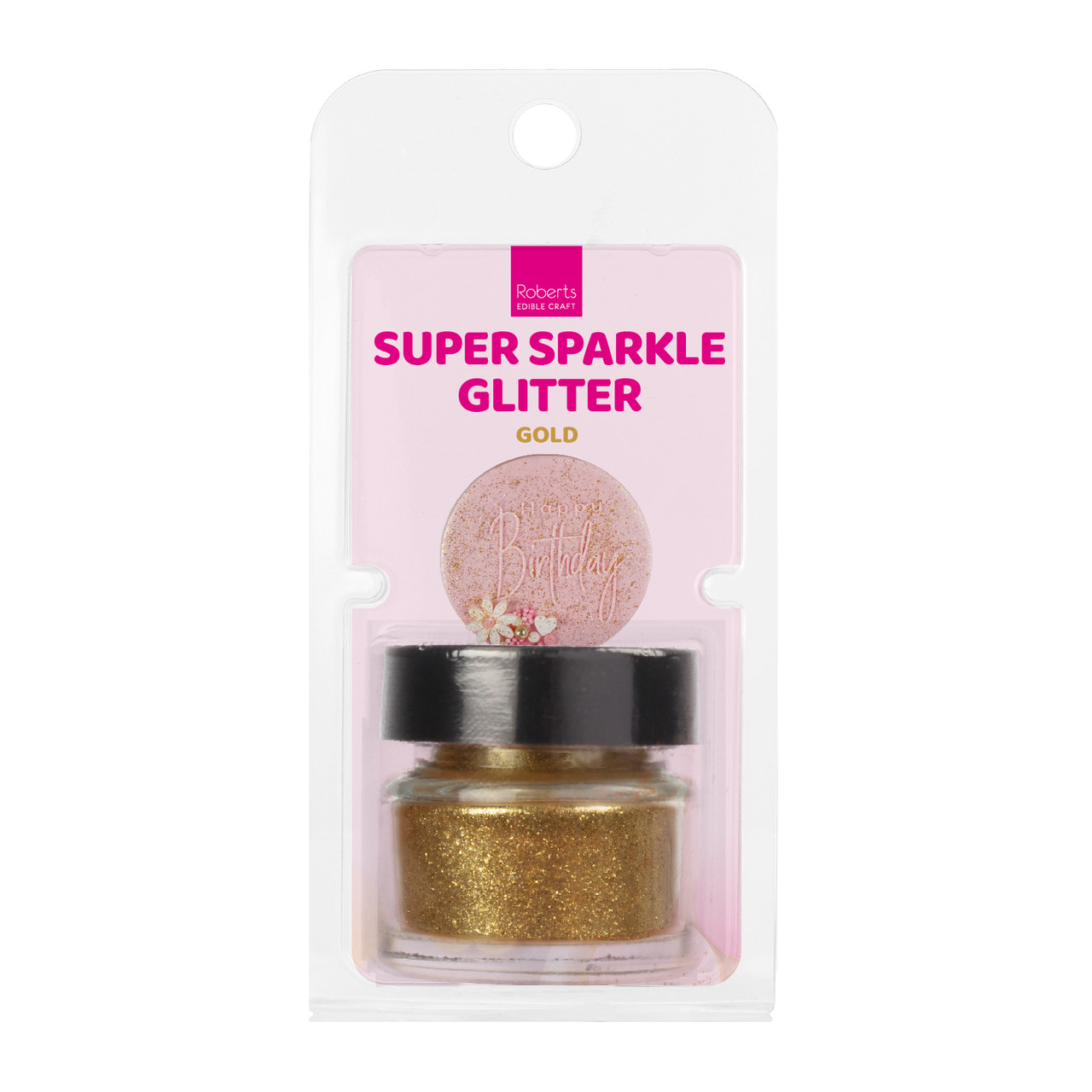 Edible Super Fine Glitter Dust- Gold  5g