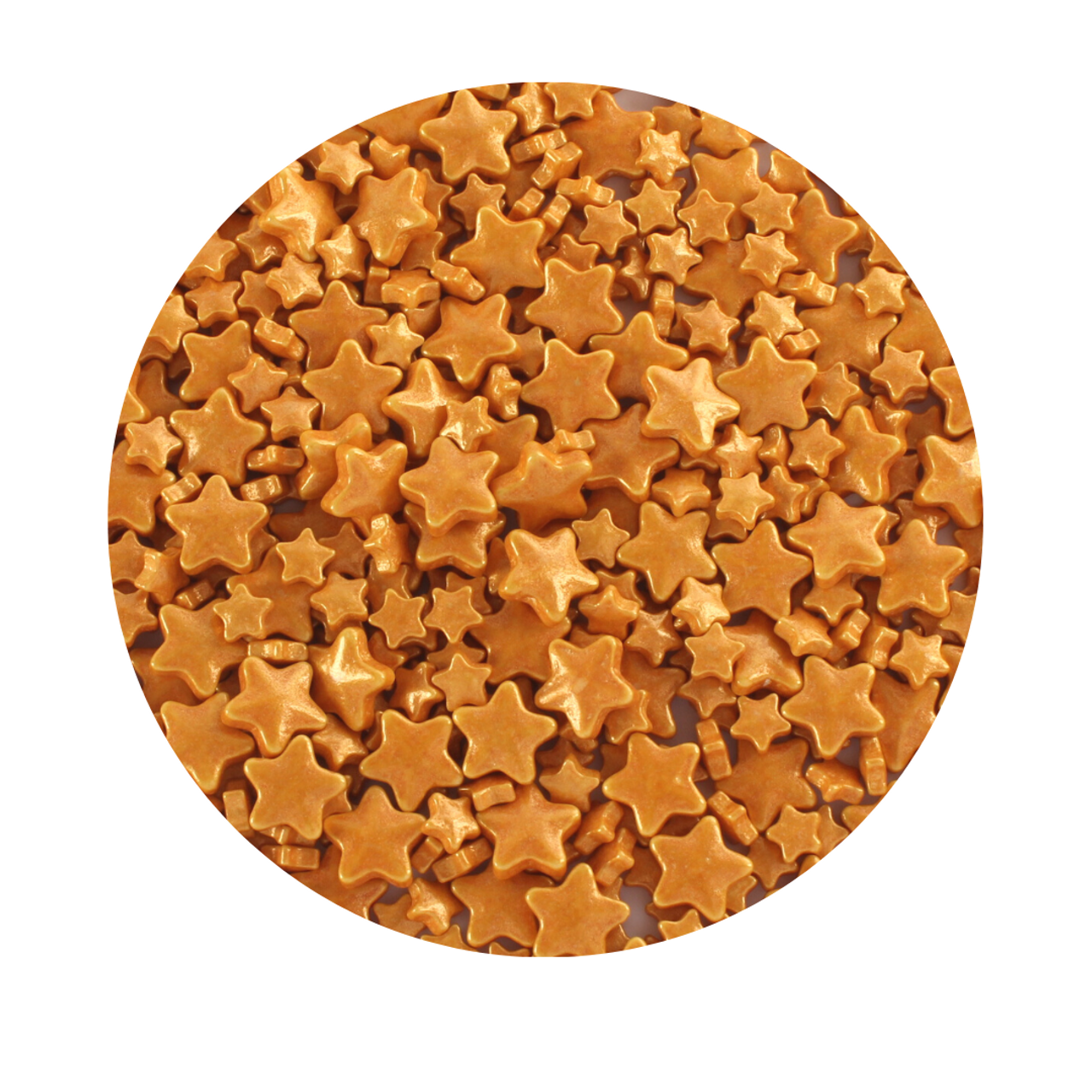 Gold Star Candy Shapes