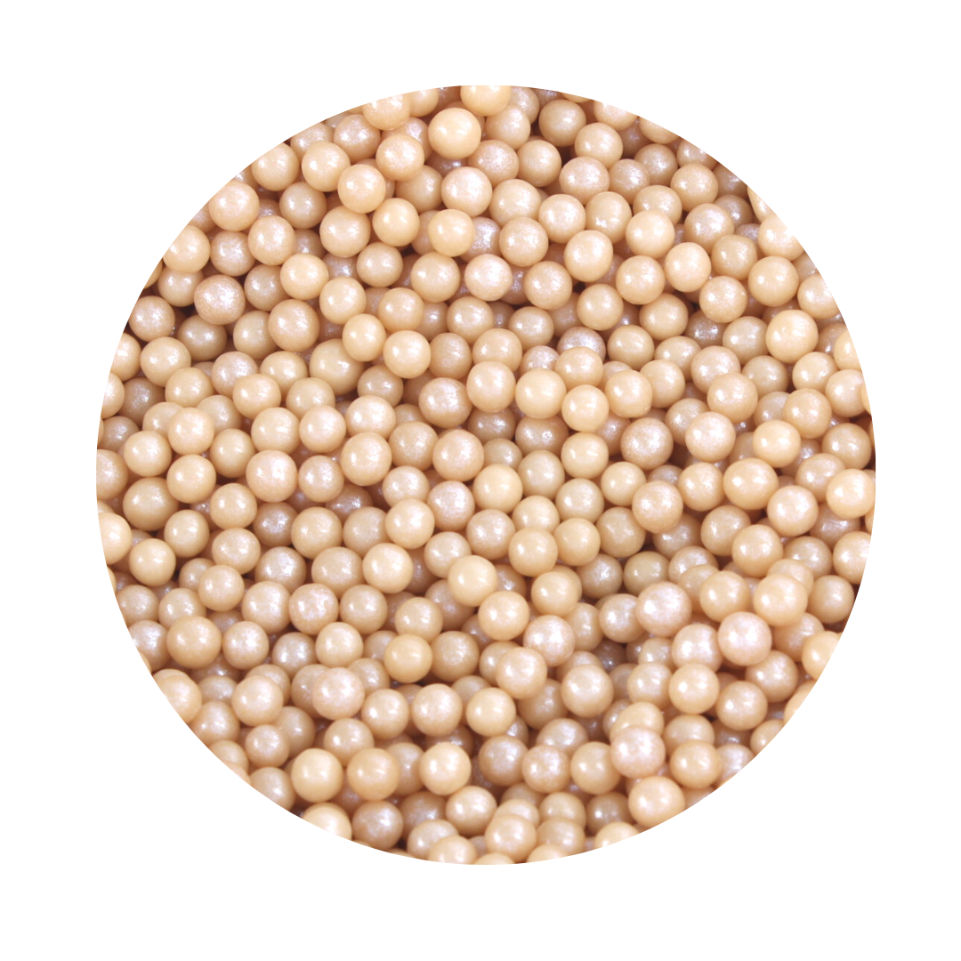 5mm Sugar Ball Ivory Pearlescent 60g