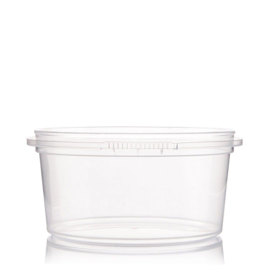 200ml Clear Plastic Tub  x 124 (Clearance)