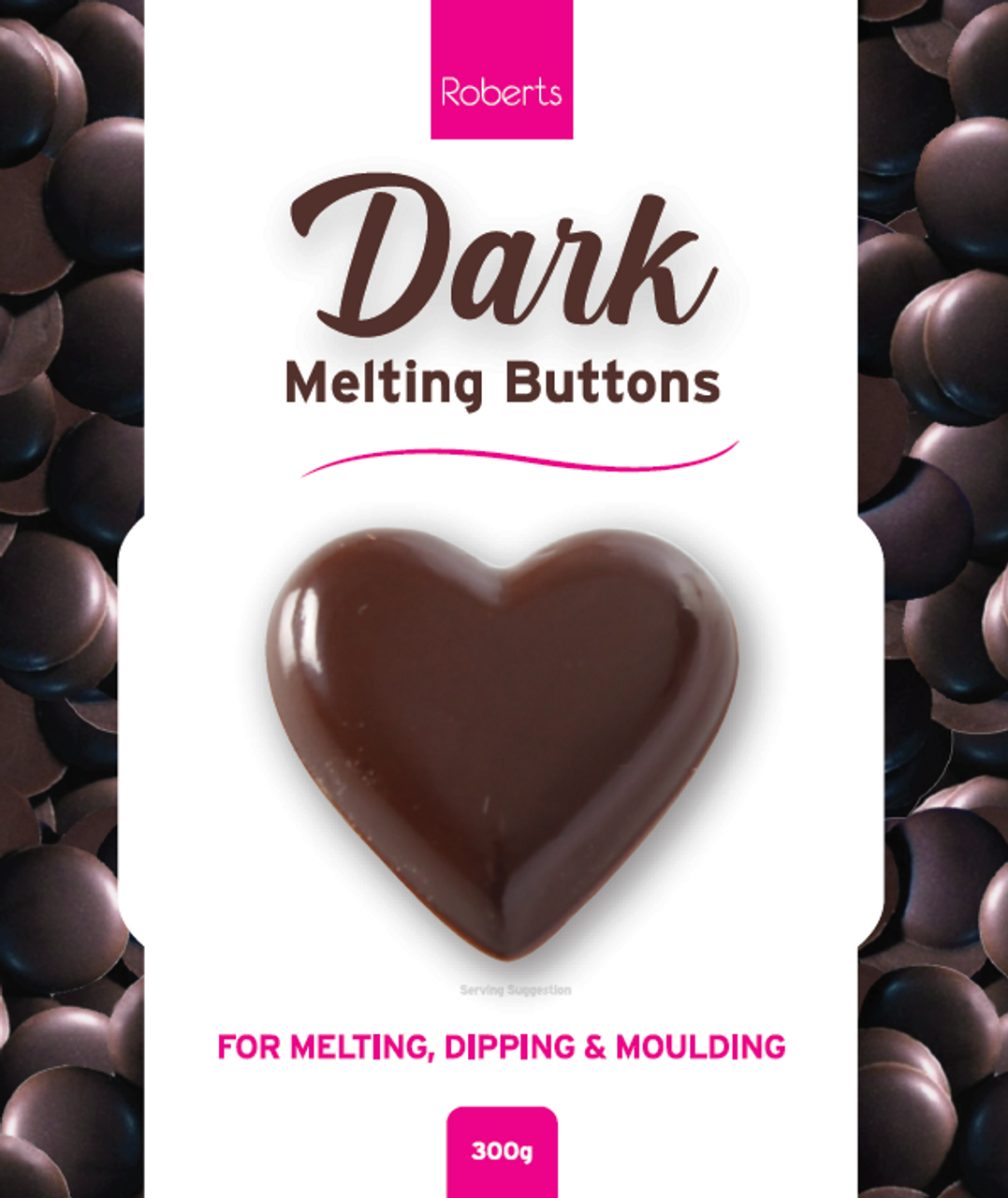 Dark Melting Buttons 300g