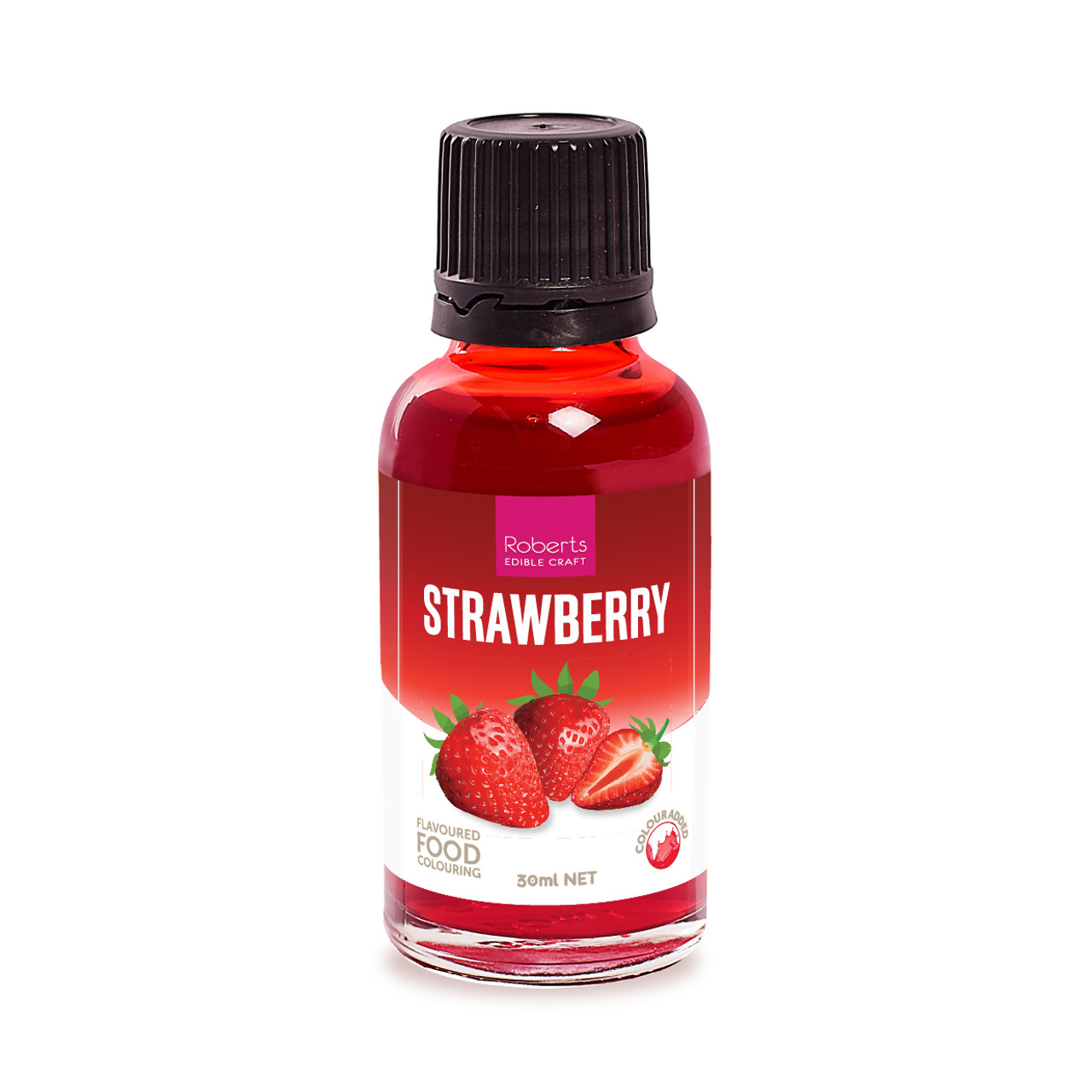 Strawberry Flavoured Food Colouring 30ml