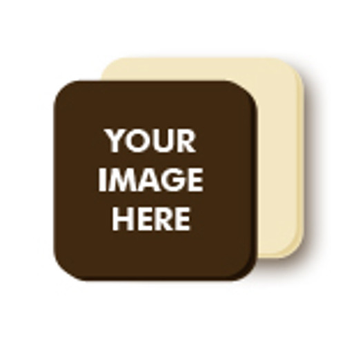 Squares - Custom Design Chocolate Disc Squares - Custom Design Chocolate Disc