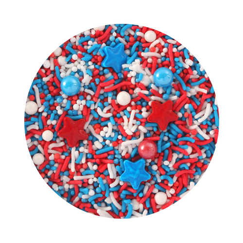 Stars & Stripes Sprinkle Mix 80g