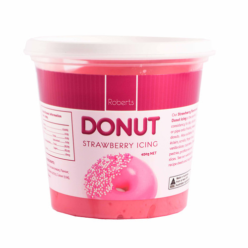 Donut Icing Strawberry Bulk 14.5 kg