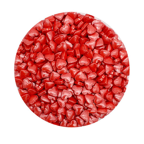 Red Hearts Candy Shapes