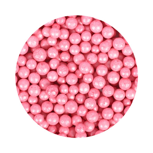 Pearlised Pearls Pink  5 mm - 50g