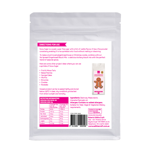 Non Melting Snow Sugar 200 gm