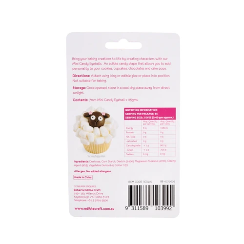 Mini Eyeballs Black & White 25g