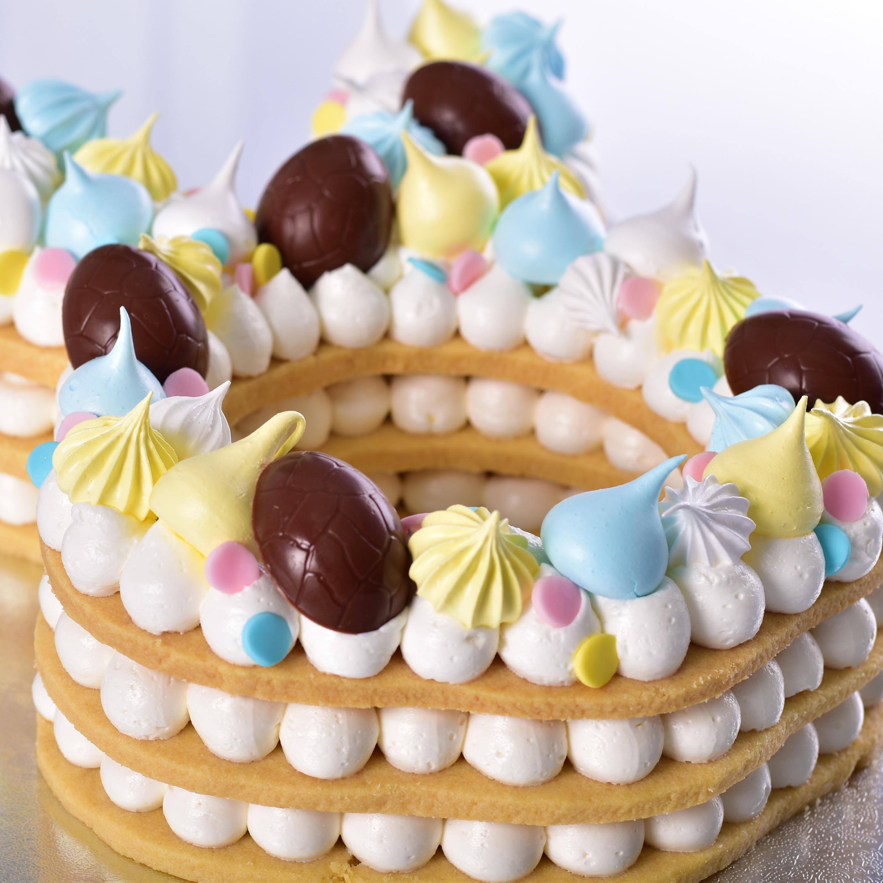 Easter Bunny Biscuit Cake 