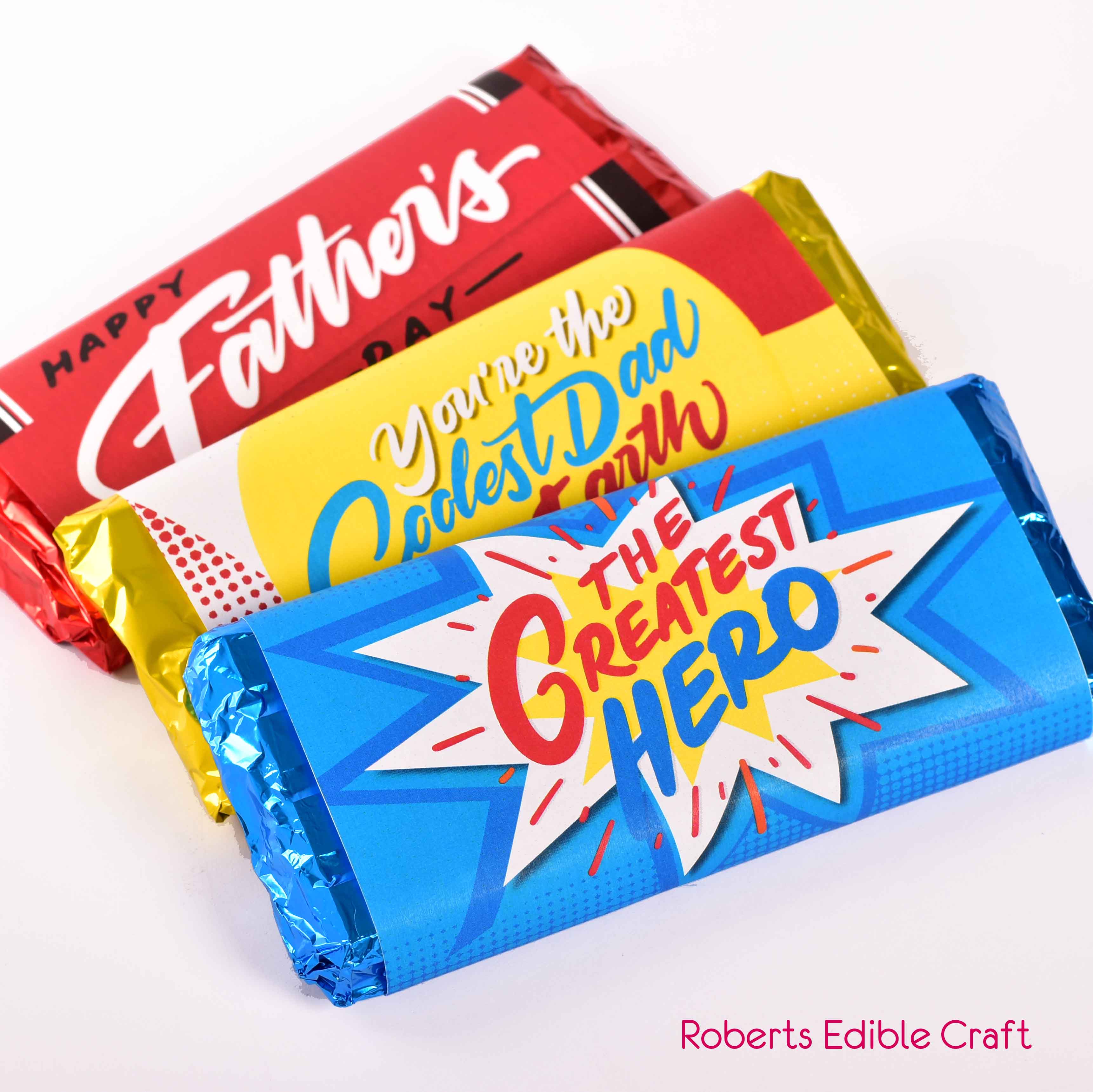 Father's Day Chocolate Bars