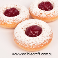 Baked & Filled Donuts using Bakers Jam