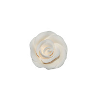 Small Rose White  2.5cm