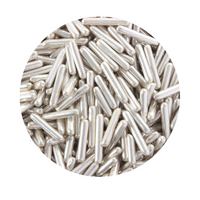 Bulk 20mm Cachous Rod Silver 1kg