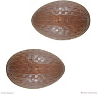 12 cm Basket Weave Egg - 102