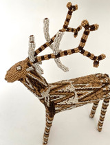 Handmade Beaded Reindeer by Monkeybiz South Africa  