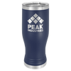 Polar Camel 20 oz. Pilsner with Clear Lid - Navy Blue