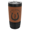 Polar Camel 20 oz. Ringneck Tumbler - Black with Rawhide