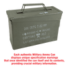 50 Caliber Army Surplus Steel Ammo Can