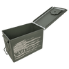 Fat 50 Caliber Army Surplus Steel Ammo Can
