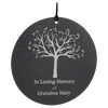 36" Black Powder Coated Aluminum Wind Chime