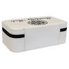 7 1/2" X 4 1/2" White Laserable Leatherette Jewelry Box