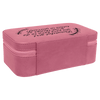 7 1/2" X 4 1/2" Pink Laserable Leatherette Jewelry Box