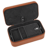 7 1/2" X 4 1/2" Black/Silver Laserable Leatherette Jewelry Box