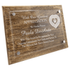 Barnwood Floating Acrylic Plaque 9" x 12"