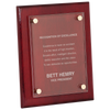 Rosewood Piano Finish Floating Acrylic Plaque 8" x 10"