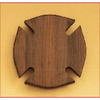Airflyte American Walnut Maltese Cross Plaque 10" x 10"