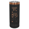 Polar Camel 22 oz. Black/Rose Gold Skinny Tumbler