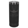 Polar Camel 22 oz. Black/Ghost Black Skinny Tumbler