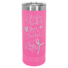Polar Camel 22 oz. Pink Skinny Tumbler with Slider Lid