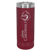 Polar Camel 22 oz. Maroon Skinny Tumbler with Slider Lid