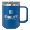 Polar Camel 15 oz. Royal Blue Vacuum Insulated Mug with Slider Lid