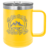 Polar Camel 15 oz. Yellow Vacuum Insulated Mug with Slider Lid