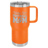 Polar Camel 20 oz. Orange Vacuum Insulated Travel Mug with Slider Lid