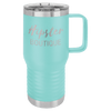 Polar Camel 20 oz. Teal Vacuum Insulated Travel Mug with Slider Lid