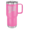 Polar Camel 20 oz. Pink Vacuum Insulated Travel Mug with Slider Lid