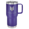 Polar Camel 20 oz. Purple Vacuum Insulated Travel Mug with Slider Lid