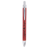 Laserable Leatherette Pen Rose