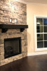 Rustic Style Mantel with Corbels