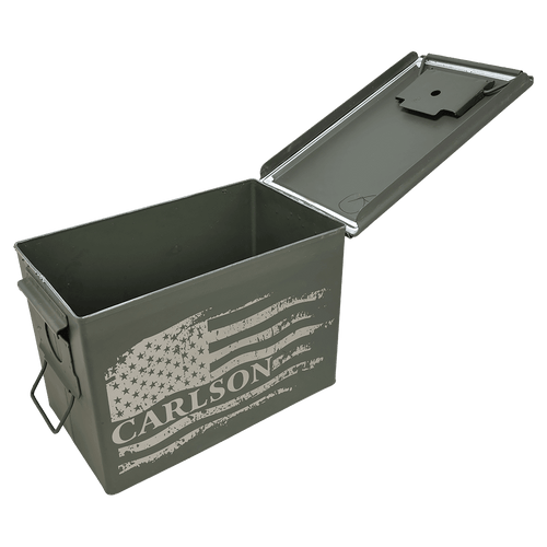 Fat 50 Caliber Army Surplus Steel Ammo Can