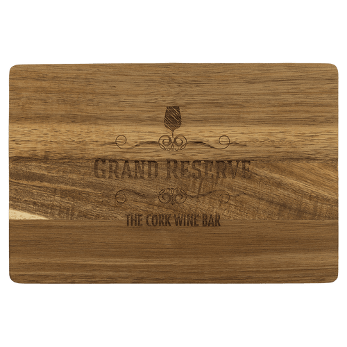 9" X 6" Acacia Cutting Board