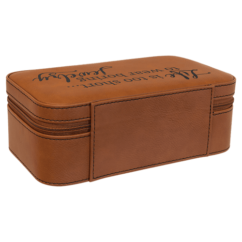 7 1/2" X 4 1/2" Rawhide Laserable Leatherette